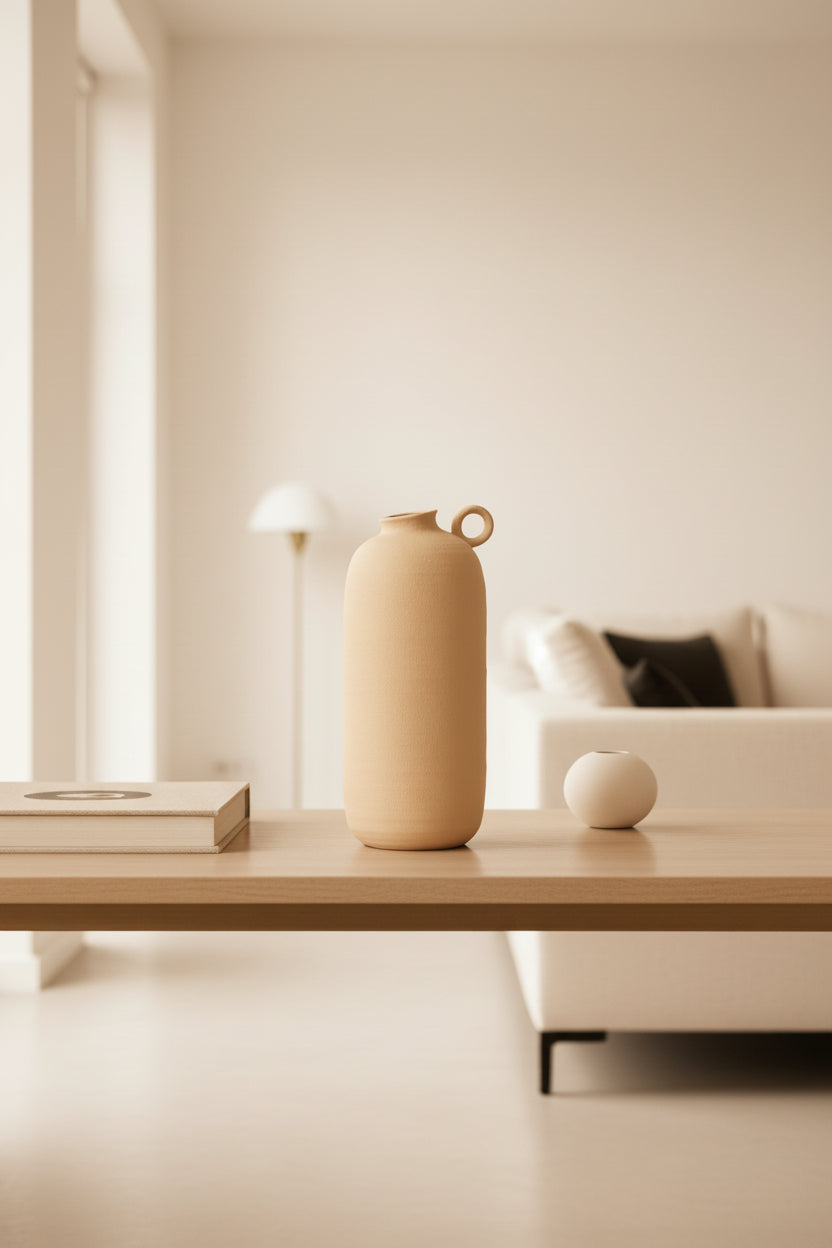 Vase naturel minimaliste.